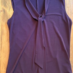 Elegant Purple Sleeveless Top
